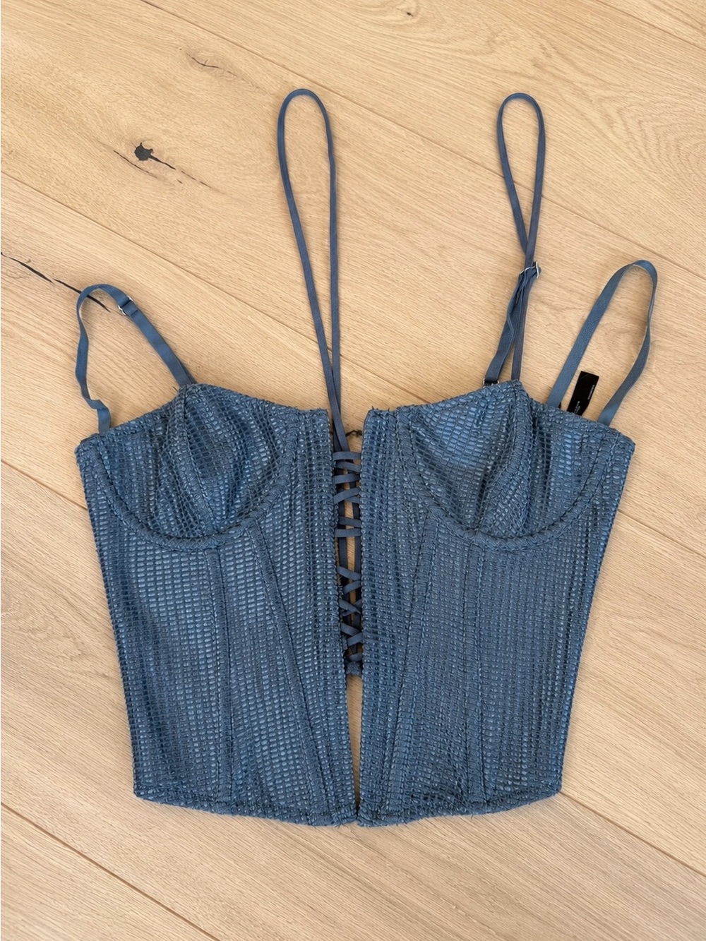 Urban Outfitters Y2K Coastal Granddaughter Corset Top | Cool Girl Muse - Picture 5 of 5